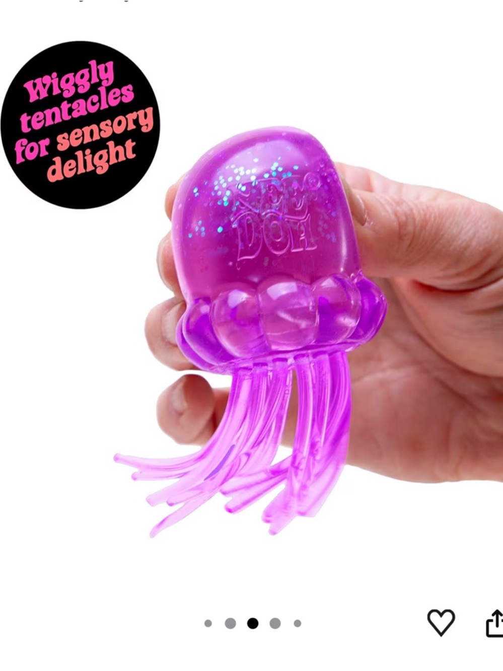 NeeDoh JellySquish BLUE - Picture 3 of 10